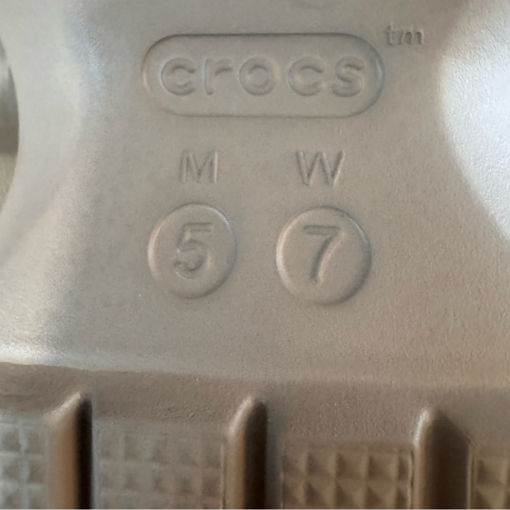 Crocs Stomp Fisherman Sandals Almond Tint Chunky Platform Women’s 7 - Picture 7 of 7